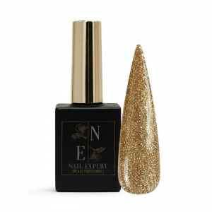 Golden Shine Cat Eye Gel Polish Nail Expert