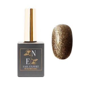 Golden Shine Cat Eye Gel Polish Nail Expert