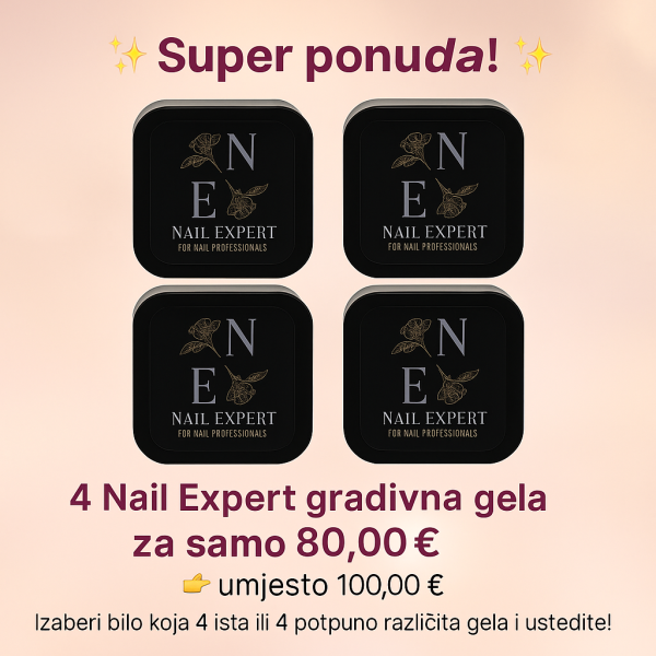 4 Nail Expert gradivna gela od 30ml