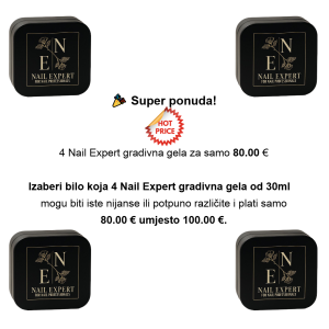4 Nail Expert gradivna gela od 30ml